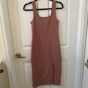 Abercrombie & Fitch fitted midi dress
